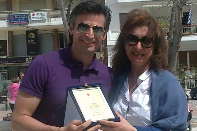Τιμητική διάκριση στον Νίκο Μιχαλόπουλο από το Δήμο Παλλήνης για την προσφορά του στον Αθλητισμό