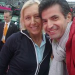 PARIS ROLAND GARROS 2012 WITH MARTINA NAVRATILOVA