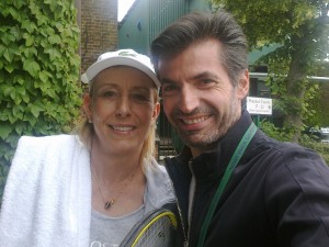 ΛΟΝΔΙΝΟ-WIMBLEDON 2013 ΜΕ ΤΗΝ ΜΑΡΤΙΝΑ ΝΑΒΡΑΤΙΛΟΒΑ