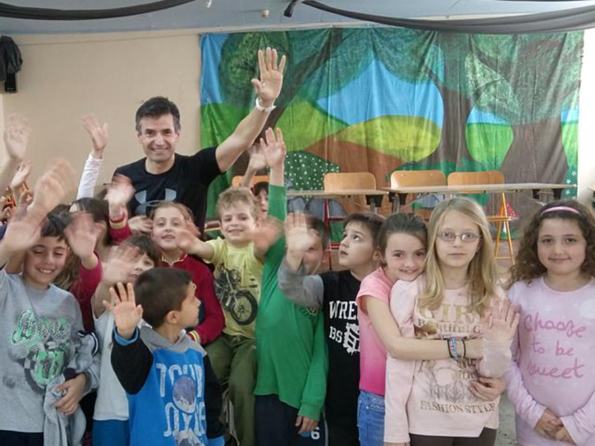 Ο ΝΙΚΟΣ ΜΙΧΑΛΟΠΟΥΛΟΣ ΣΤΟ 3ο ΔΗΜΟΤΙΚΟ ΣΧΟΛΕΙΟ ΠΕΡΙΣΤΕΡΙΟΥ