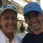 Ο Νίκος Μιχαλόπουλος στο Roland Garros με τη θρυλική Μαρτίνα Ναβρατίλοβα